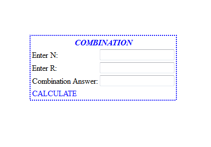 combinations and permutations calculator